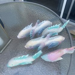 Beautiful Hand Crafted Wooden Fish 