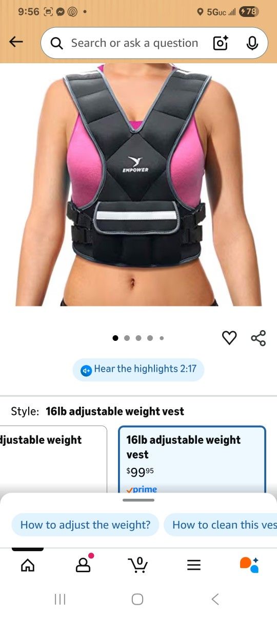 Empower Weighted Vest