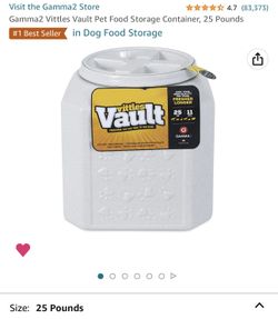 Pet Food Storage Container, 25 Pounds