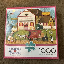 CHARLES WYSOCKI 1,000-Piece Puzzle BY BUFFALO, “Sugar & Spice”