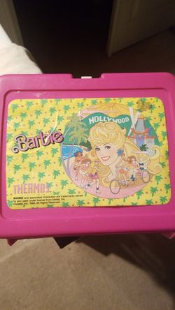 vintage barbie lunch box