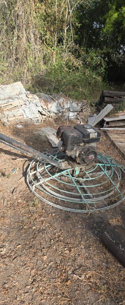 Multiquip power trowel concrete machine