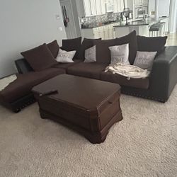 L Shape Couch Only With Pillows 