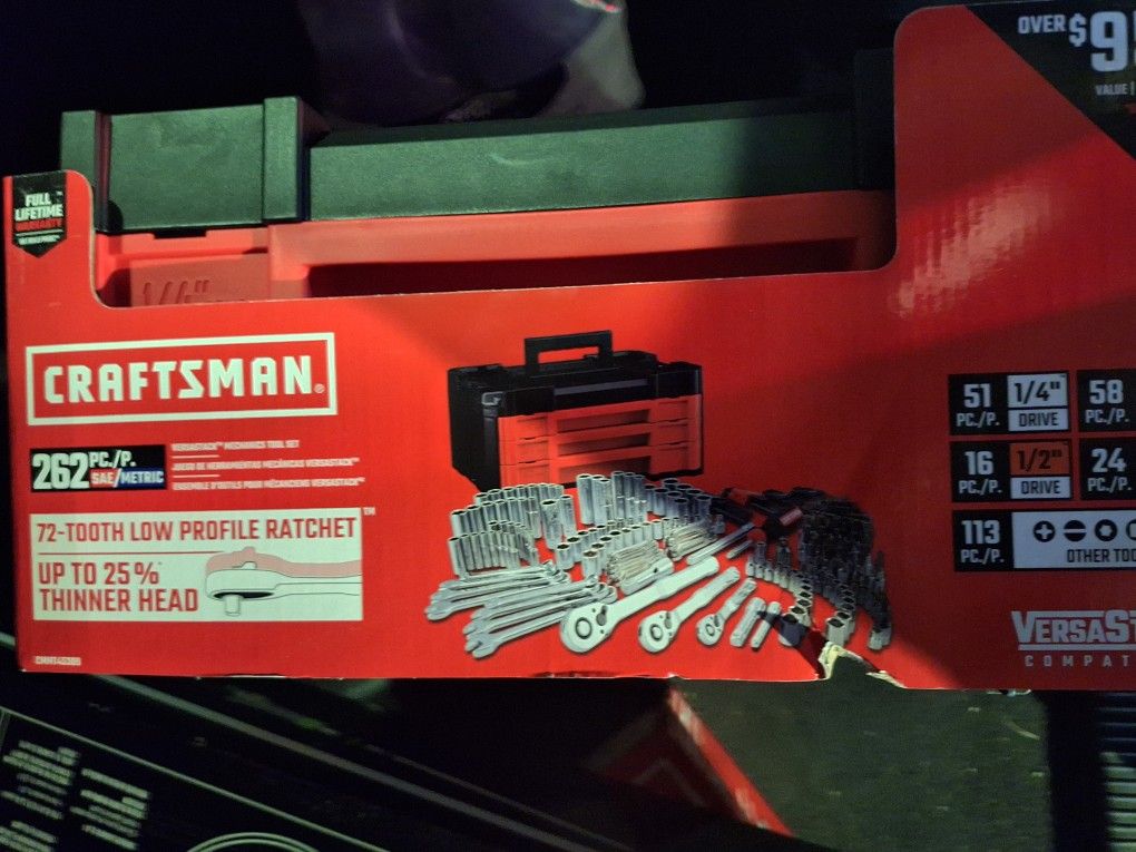 $150 CRAFTSMAN 256-Piece Tool Set with Hard Case