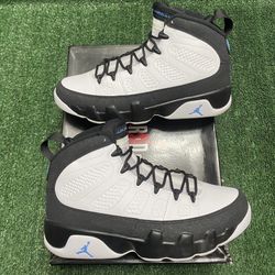 Jordan University Blue 9s size 9.5 VNDS