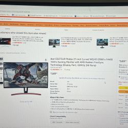 27 In Acer Monitor 