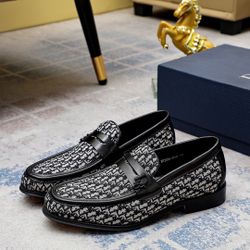 Dior CD Men’s Leather Shoes With Box 2025 New 