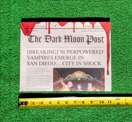 SDCC 2026 Enhypen The Dark Moon Post: The Blood Altar Newspaper Promo Ad EUC