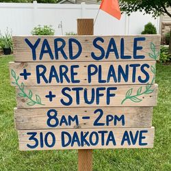 Yard Sale + Plant Sale