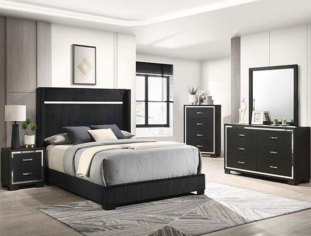 Brand new queen size bedframe, dresser, mirror and nightstand 💥 affordable terms available