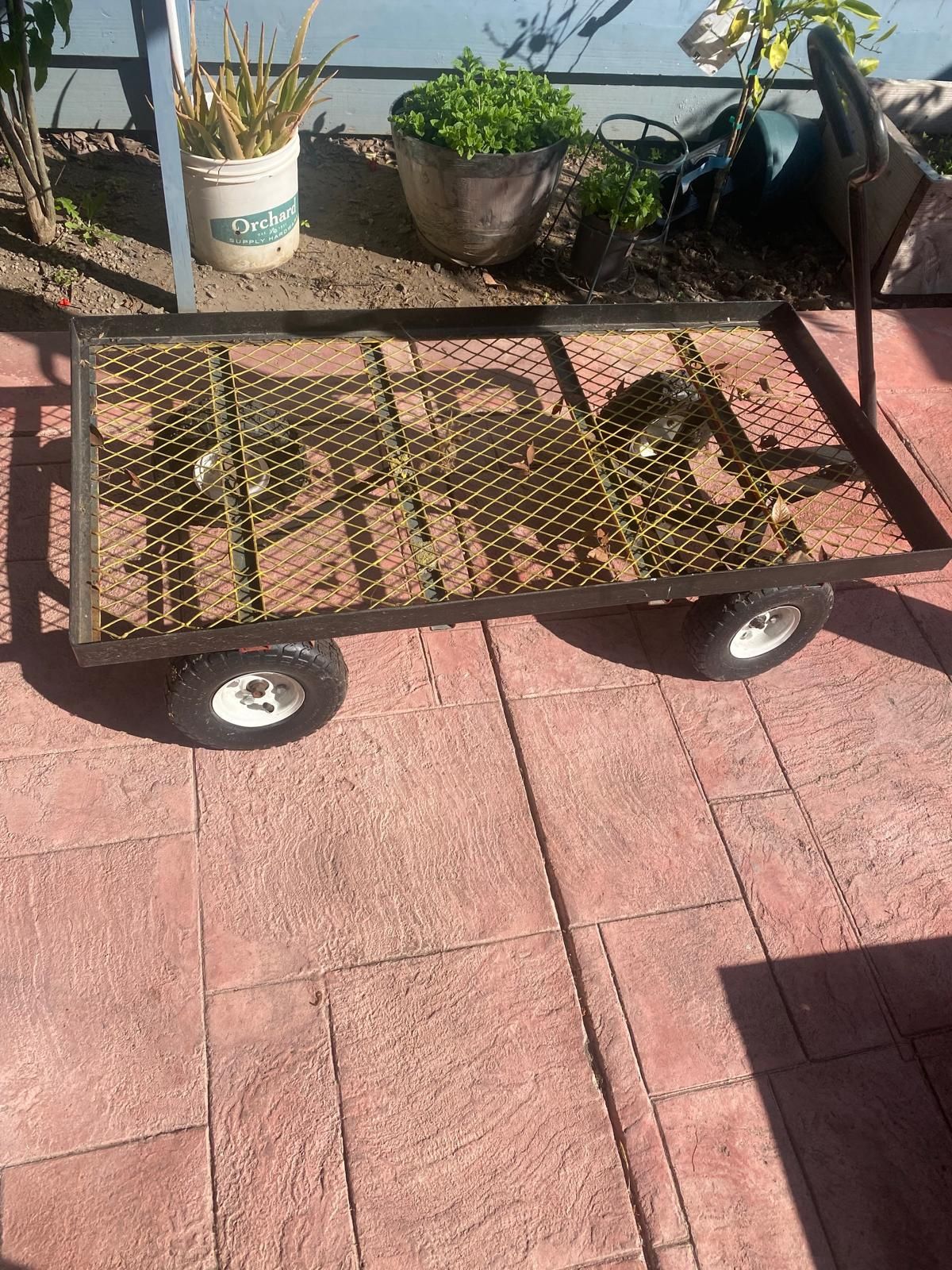 Mesh Deck Steel Wagon