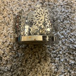 Snow Flake Candle Holder 