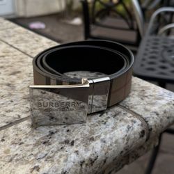 Burberry “Check” Reversible Belt