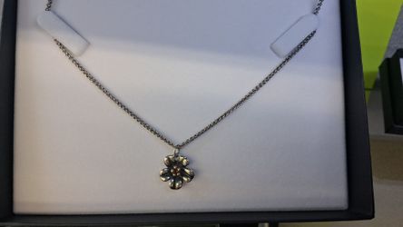 James Avery flower necklace