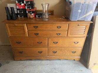 Wooden drawer With mirror