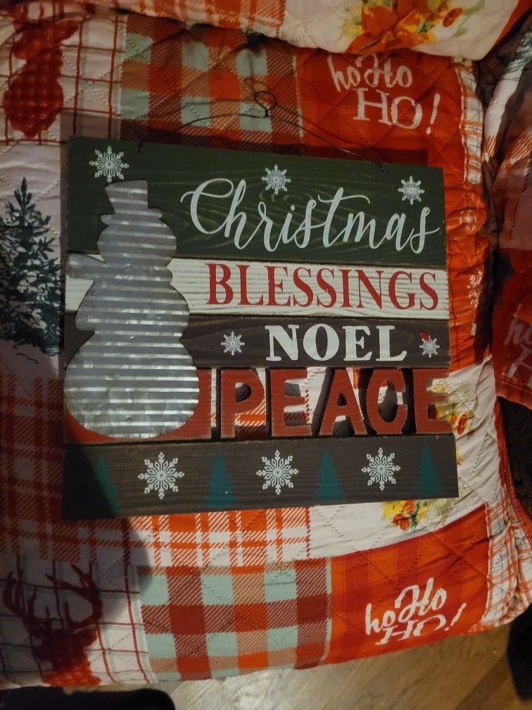 Christmas Decoration Sign