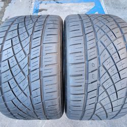 2 USED TIRES CONTINENTAL 255/35/19