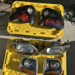 Aftermarket Ford F-150 Headlights/Side Markers/Taillights