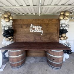 Balloon Garland & Backdrop