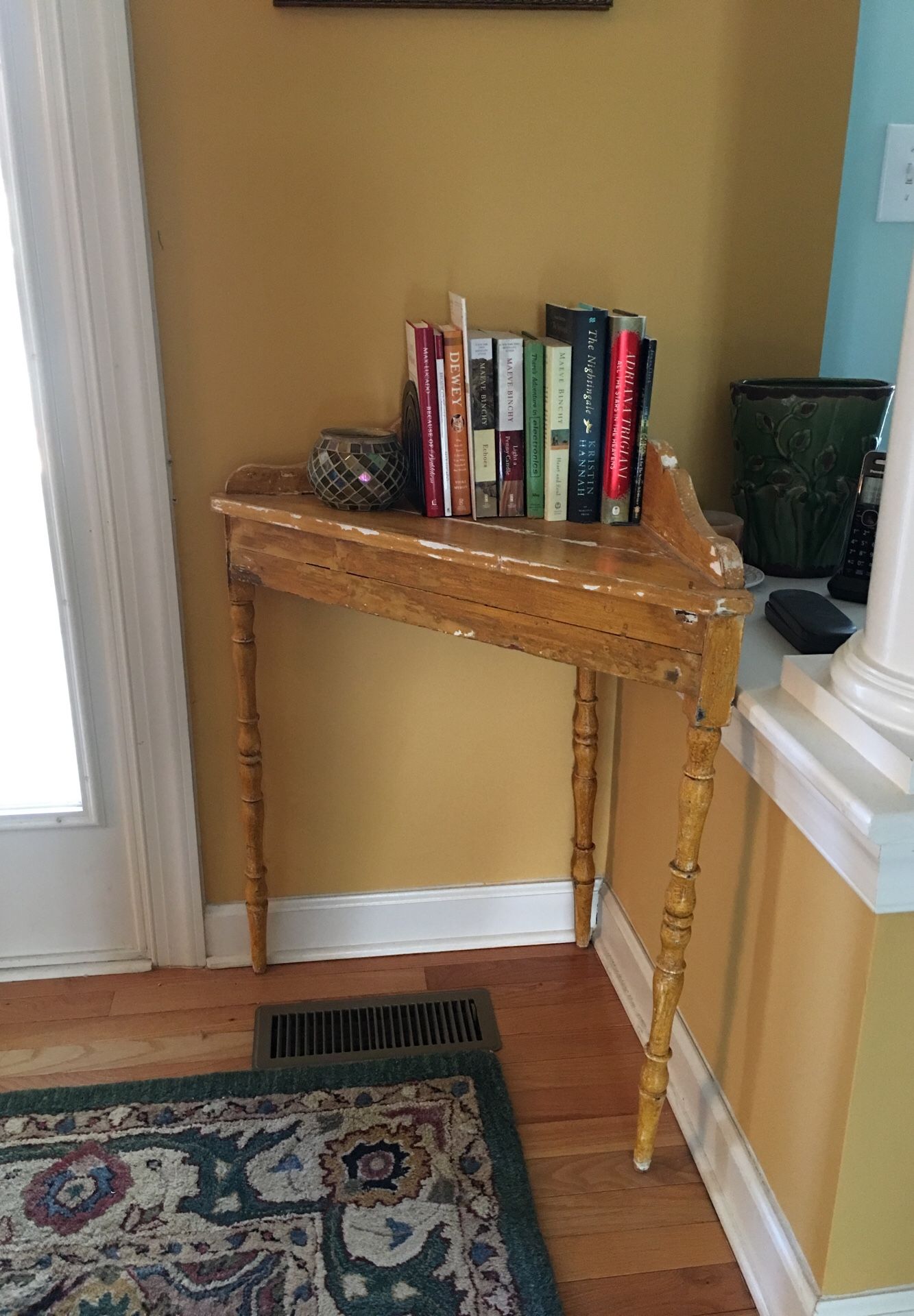 Antique corner table