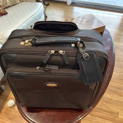 Brooks Brothers Rolling Travel Briefcase