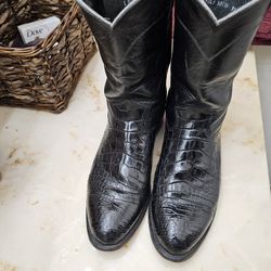 Mens Alligator Belly 9.5 Roper Boots 