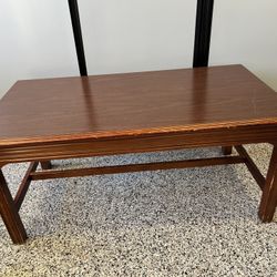 Brown Wooden Coffee Table
