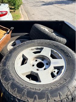 Fat Fives Chevy factory stocks rims