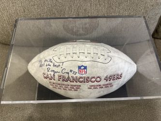Roger Craig Autographed Football