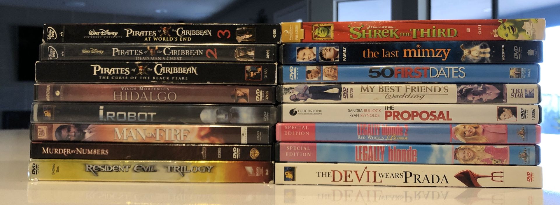 DVDs for sale! Buy 1 or buy all! $.90 each or all for $8