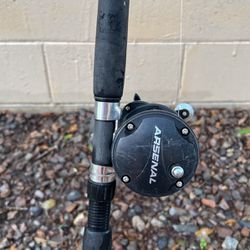 Heavy Duty Arsenal Shakespeare Rod And Reel for Sale in Seffner