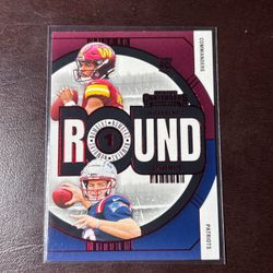 2024 Panini Contenders SP Red FoilJayden Daniels Drake Maye Rookie card