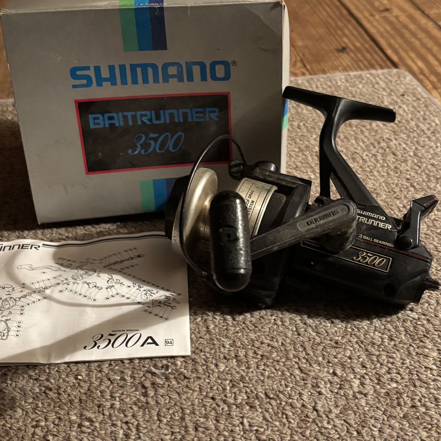 Shimano baitrunner spinning reel
