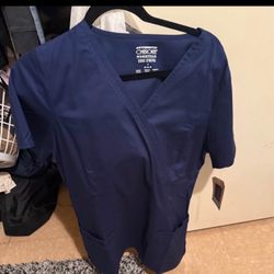 Blue Scrub Shirt 