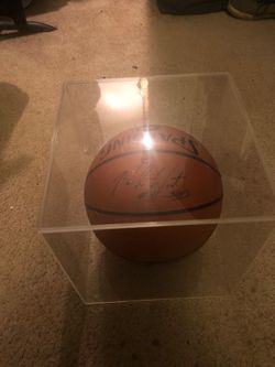 Mark West Suns Signed Basket Ball