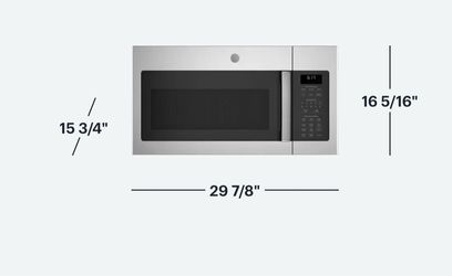GE 1.7 Cu Over the Range Microwave
