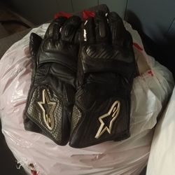 Motorcycle Helmet And Gloves