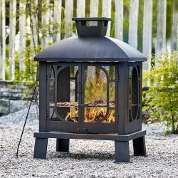 45" Pagoda Fire Pit Grill