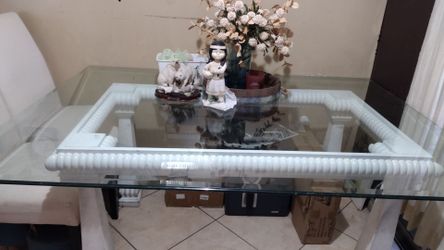 Vintage glass table