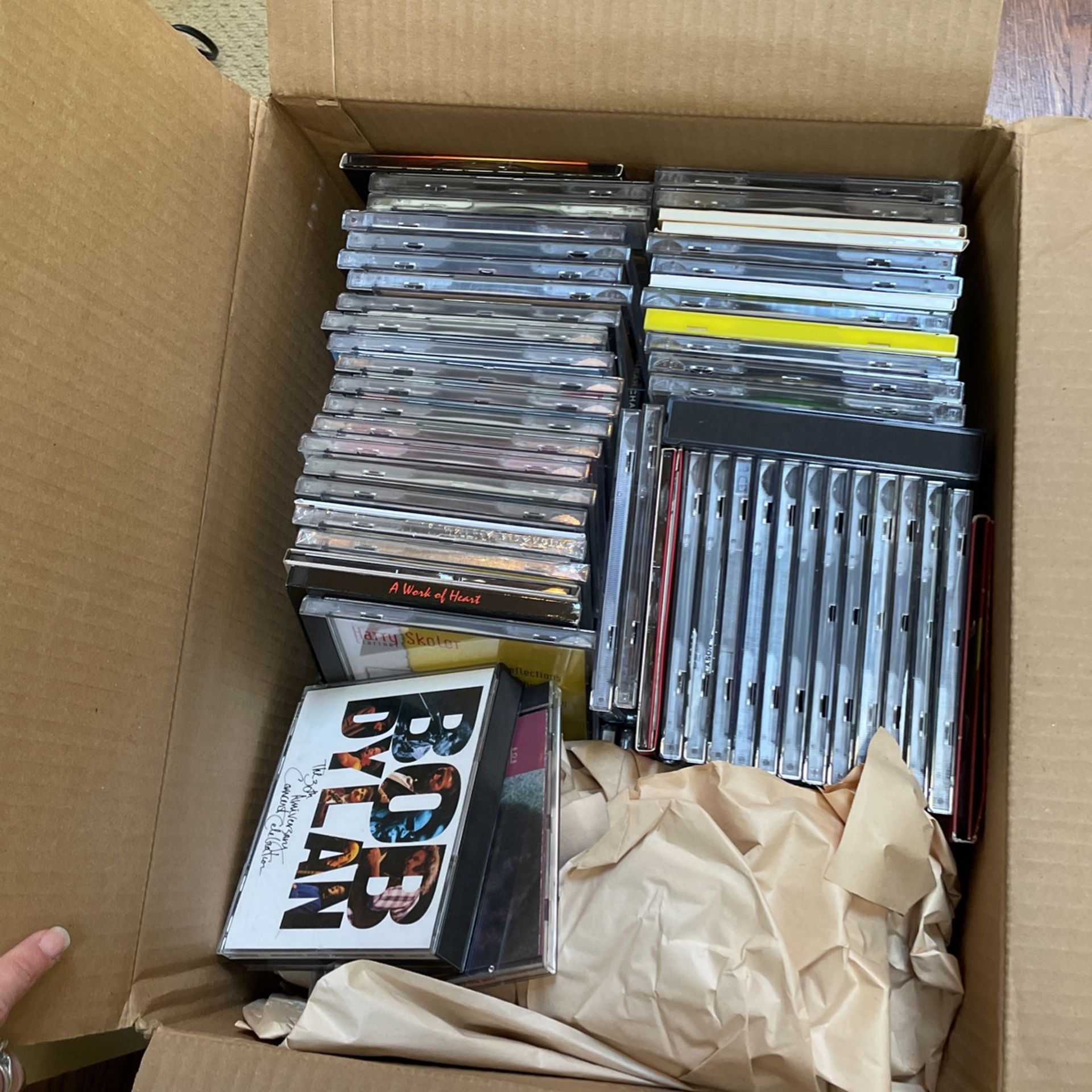 CDs — 300 in Cases Including Christmas CDs