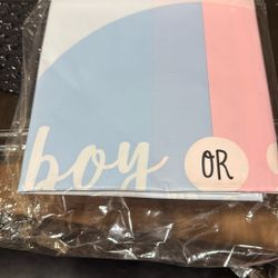Gender Reveal TABLE covers 