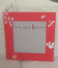 Cute little magnetic message board