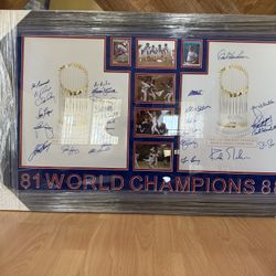 LA DODGERS - FERNANDO VALENZUELA 81’ & 88’ WORLD CHAMPION COLLAGES
