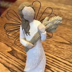 Willow Tree Figurine Angel Of Autumn 2001 Demdaco Susan Lordi 5 1/2” Tall