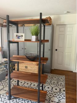 Solid wood shelf