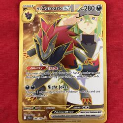 N's Zoroark ex 189/159 Sv09: Journey Together Pokemon 