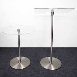 Stainless Steel Post With Acrylic Top Podium