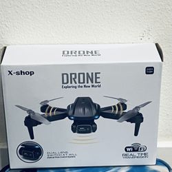 Brand new Drone with REAL WIFI TRANSMISSION Camera 1080P HD, FPV Drones with 2 Batteries,