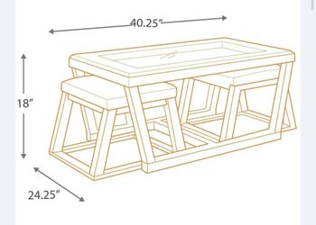 3 Piece Coffee Table