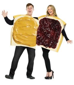Couples Halloween costume PB&J One Size